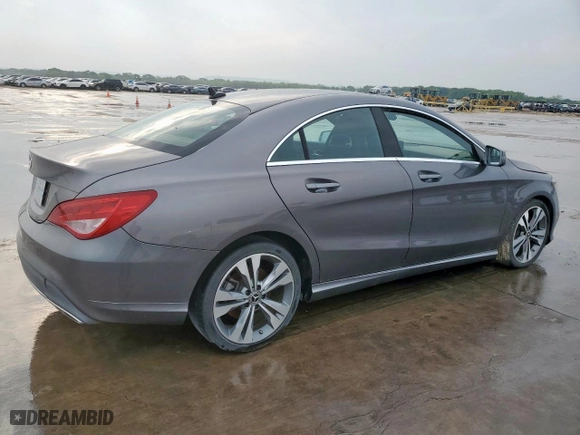 2018 Mercedes-Benz CLA with VIN WDDSJ4EB8JN527222, listed as a Copart auction lot 51332575 with 73,759 mi miles and Salvage Title. Bid and sale history available at carsss.com. Image 3.