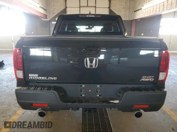 2023 Honda Ridgeline Sport z VIN 5FPYK3F18PB054969, wystawiony jako Copart lot #41437045 z przebiegiem 11 478 mil mil oraz Szkoda całkowita • Salvage title. Historia ofert i sprzedaży dostępna na DreamBid. Obrazek 6.