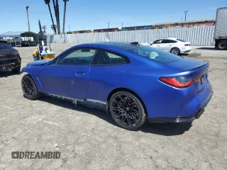 2021 BMW M4 Competition with VIN WBS33AZ03MCG77153, listed as a Copart auction lot 49113644 with 21,147 mi miles and Salvage Title. Bid and sale history available at carsss.com. Image 2.