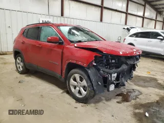 2017 Jeep Compass Latitude with VIN 3C4NJDBB7HT657028, listed as a Copart auction lot 52505255 with 65,482 mi miles and Clean Title. Bid and sale history available at carsss.com. Image 4.