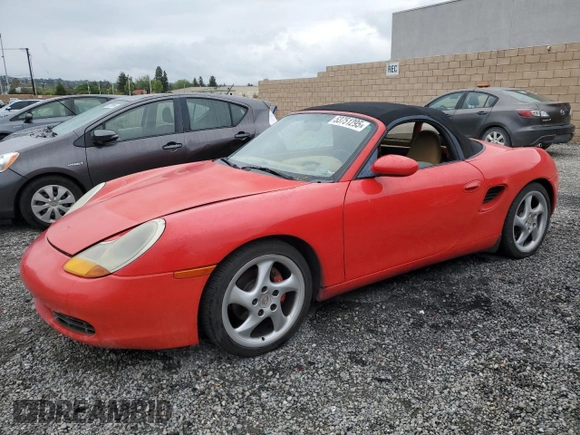 1999 Porsche Boxster z VIN WP0CA2981XU625007, wystawiony jako Copart lot #53751295 z przebiegiem 93 384 mil mil oraz Czysty tytuł • Clean title. Historia ofert i sprzedaży dostępna na DreamBid. Obrazek 1.