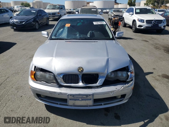 2000 BMW 3 Series 323Ci with VIN WBABM3346YJN86283, listed as a Copart auction lot 73070904 with Not Provided miles and Salvage Title. Bid and sale history available at DreamBid. Image 5.