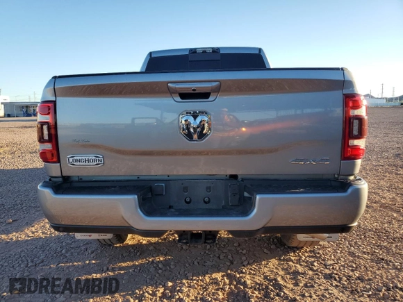 2024 Ram 2500 Longhorn with VIN 3C6UR5PLXRG236532, listed as a Copart auction lot 56075375 with 15,468 mi miles and Salvage title. Bid and sale history available at DreamBid. Image 6.