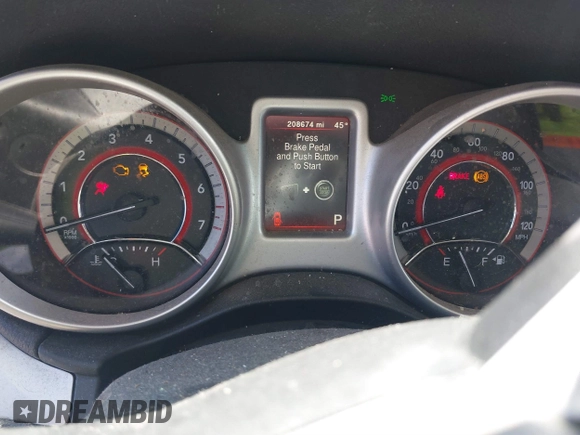 2017 Dodge Journey SXT with VIN 3C4PDCBG5HT604947, listed as a IAAI auction lot 41851008 with 208,674 mi miles and . Bid and sale history available at carsss.com. Image 7.