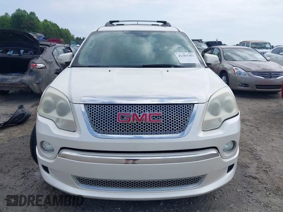 2012 GMC Acadia Denali with VIN 1GKKVTED5CJ197001, listed as a IAAI auction lot 42303383 with 211,958 mi miles and . Bid and sale history available at DreamBid. Image 12.