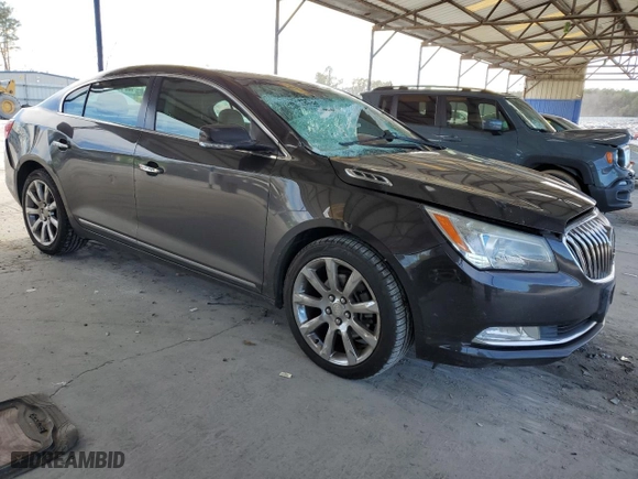 2014 Buick LaCrosse Premium I with VIN 1G4GD5G31EF160629, listed as a Copart auction lot 45976635 with 198,791 mi miles and Salvage Title. Bid and sale history available at carsss.com. Image 4.