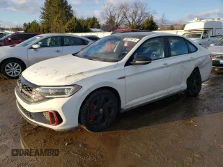 2024 Volkswagen Jetta GLI Autobahn with VIN 3VW2T7BU1RM049692, listed as a Copart auction lot 88253575 with 9,616 mi miles and Salvage Title. Bid and sale history available at DreamBid. Image 1.