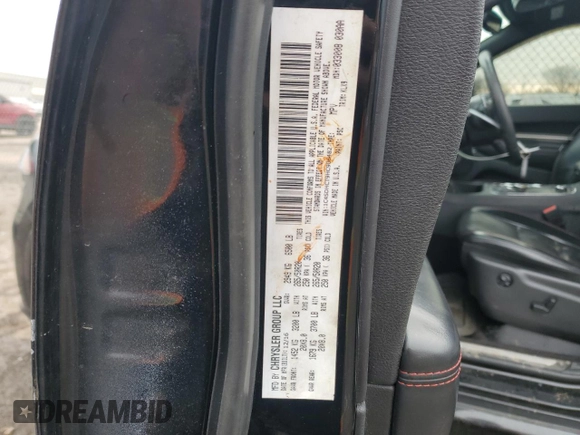 2017 Dodge Durango R/T with VIN 1C4SDJCT6HC644136, listed as a Copart auction lot 45325085 with 106,244 mi miles and Salvage title. Bid and sale history available at DreamBid. Image 13.
