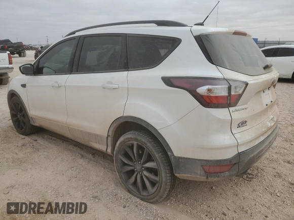 2017 Ford Escape SE with VIN 1FMCU0G98HUA13634, listed as a Copart auction lot 45851795 with 0 mi miles and Salvage Title. Bid and sale history available at carsss.com. Image 2.