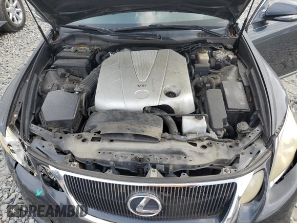 2008 Lexus GS 350 with VIN JTHCE96S980015487, listed as a Copart auction lot 54610395 with 218,209 mi miles and Salvage Title. Bid and sale history available at DreamBid. Image 11.