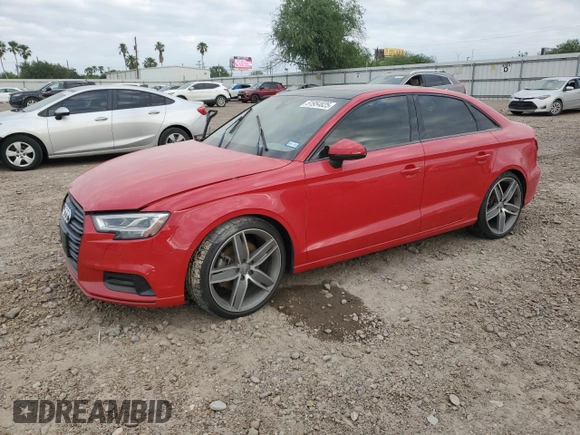 2020 Audi A3 with VIN WAUCUGFF4LA096961, listed as a Copart auction lot 51954825 with 30,389 mi miles and Salvage title. Bid and sale history available at DreamBid. Image 1.