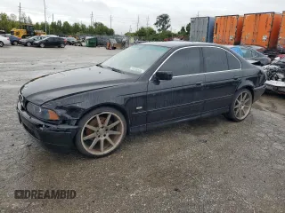 2003 BMW 5 Series 530iA with VIN WBADT63423CK32058, listed as a Copart auction lot 72435004 with 0 mi miles and Salvage Title. Bid and sale history available at carsss.com. Image 1.