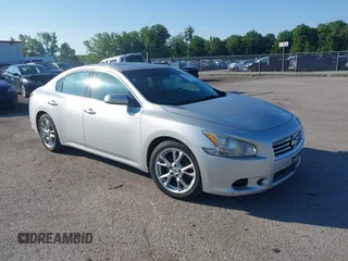 2013 Nissan Maxima SV with VIN 1N4AA5AP9DC822493, listed as a IAAI auction lot 42637717 with 194,896 mi miles and . Bid and sale history available at DreamBid. Image 1.