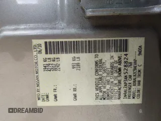 2010 Nissan Altima SL z VIN 1N4AL2AP3AN528824, wystawiony jako IAAI lot #42290404 z przebiegiem 115 014 mil mil oraz . Historia ofert i sprzedaży dostępna na DreamBid. Obrazek 9.