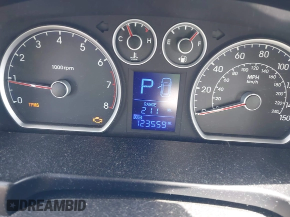 2009 Hyundai Elantra Touring with VIN KMHDC86E99U035163, listed as a IAAI auction lot 42049897 with 123,559 mi miles and . Bid and sale history available at DreamBid. Image 7.