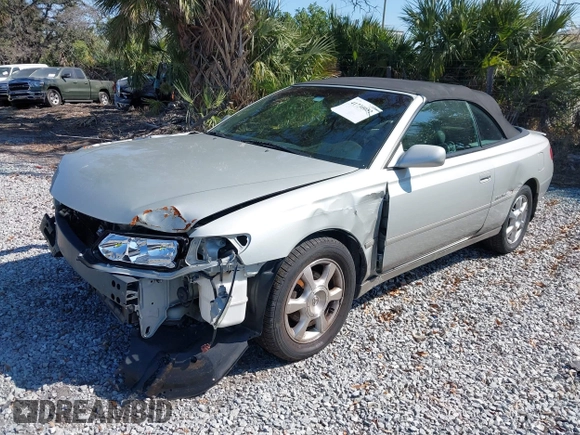 2002 Toyota Solara SE with VIN 2T1FF28P42C589567, listed as a IAAI auction lot 41730052 with 66,701 mi miles and . Bid and sale history available at DreamBid. Image 2.