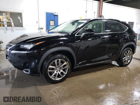 2016 Lexus NX 200t with VIN JTJBARBZ3G2055821, listed as a Copart auction lot 53567455 with 52,458 mi miles and Salvage title. Bid and sale history available at DreamBid. Image 1.