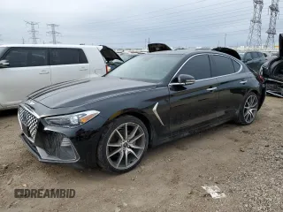 2020 Genesis G70 2.0T with VIN KMTG44LAXLU063118, listed as a Copart auction lot 44226235 with 42,575 mi miles and Salvage title. Bid and sale history available at DreamBid. Image 1.