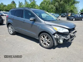 2013 Ford Escape SEL with VIN 1FMCU9HX1DUC79086, listed as a Copart auction lot 57312515 with 124,928 mi miles and Salvage title. Bid and sale history available at DreamBid. Image 4.