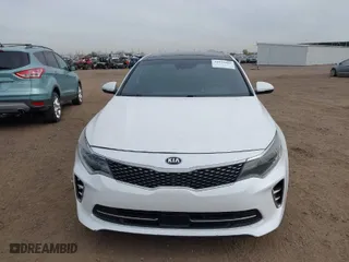 2016 Kia Optima SXL Turbo with VIN 5XXGV4L28GG012037, listed as a IAAI auction lot 41535468 with 160,366 mi miles. Bid and sale history available at carsss.com. Image 6.