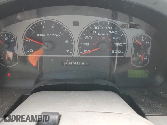2006 Ford F-150 XLT with VIN 1FTRW14W46FB70667, listed as a Copart auction lot 56128325 with 290,673 mi miles and Clean title. Bid and sale history available at DreamBid. Image 9.