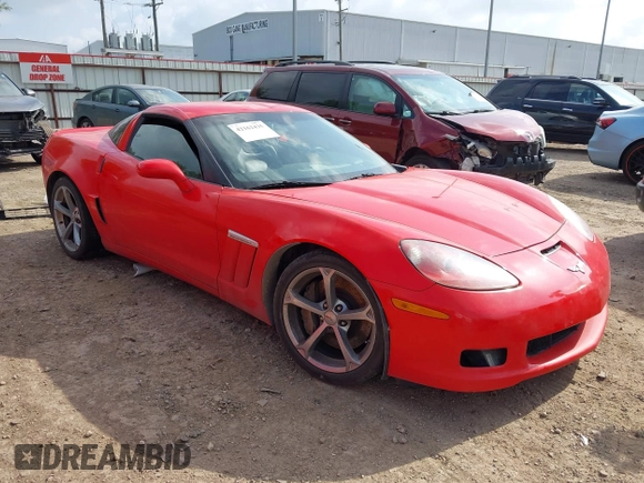 2013 Chevrolet Corvette Grand Sport 3LT with VIN 1G1YW2DW2D5101747, listed as a IAAI auction lot 42162435 with 72,152 mi miles and . Bid and sale history available at DreamBid. Image 1.