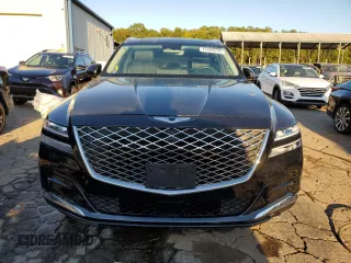 2022 Genesis GV80 with VIN KMUHCESC4NU080544, listed as a Copart auction lot 74490614 with 27,720 mi miles and Salvage title. Bid and sale history available at DreamBid. Image 5.