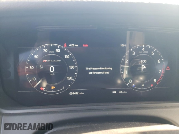 2018 Land Rover Range Rover Velar R-Dynamic SE with VIN SALYL2RX7JA710295, listed as a Copart auction lot 59173443 with 34,492 mi miles. Bid and sale history available at carsss.com. Image 9.