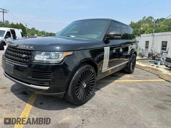 2015 Land Rover Range Rover HSE with VIN SALGS2VF1FA225878, listed as a Copart auction lot 61029065 with 143,000 mi miles and Clean title. Bid and sale history available at DreamBid. Image 1.