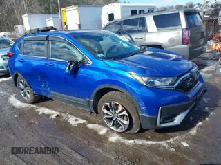 2021 Honda CR-V EX with VIN 7FARW2H5XME005798, listed as a IAAI auction lot 41581580 with 187,256 mi miles. Bid and sale history available at carsss.com. Image 1.