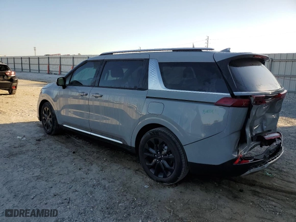 2024 Kia Carnival SX Prestige with VIN KNDNE5H3XR6424136, listed as a Copart auction lot 77401304 with 4,508 mi miles and Salvage Title. Bid and sale history available at carsss.com. Image 2.