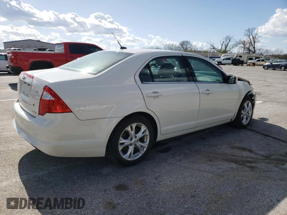 2012 Ford Fusion SE with VIN 3FAHP0HG8CR419336, listed as a Copart auction lot 52614575 with 97,263 mi miles and Salvage Title. Bid and sale history available at DreamBid. Image 3.