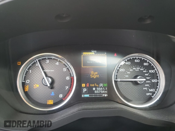 2019 Subaru Forester Touring with VIN JF2SKAWC7KH498438, listed as a Copart auction lot 61210595 with 65,754 mi miles and Salvage title. Bid and sale history available at DreamBid. Image 9.