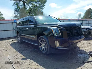 2016 Cadillac Escalade ESV Luxury Collection z VIN 1GYS4HKJ7GR148020, wystawiony jako IAAI lot #41843727 z przebiegiem 143 481 mil mil oraz . Historia ofert i sprzedaży dostępna na DreamBid. Obrazek 1.