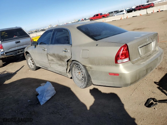 2004 Mitsubishi Diamante LS with VIN 6MMAP67P94T006413, listed as a Copart auction lot 44379125 with 191,238 mi miles and Salvage Title. Bid and sale history available at carsss.com. Image 2.