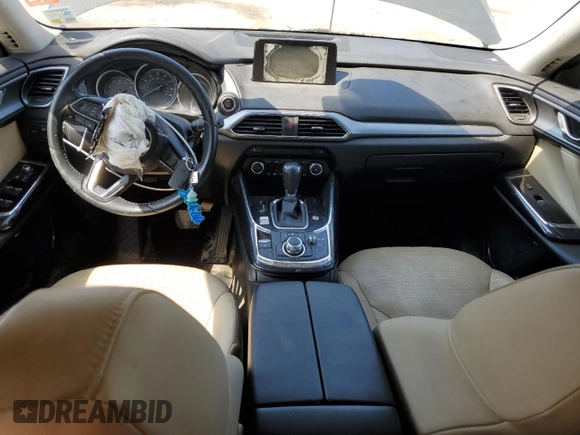 2016 Mazda CX-9 Touring with VIN JM3TCACY2G0121643, listed as a Copart auction lot 53341555 with 143,650 mi miles and Salvage title. Bid and sale history available at DreamBid. Image 8.
