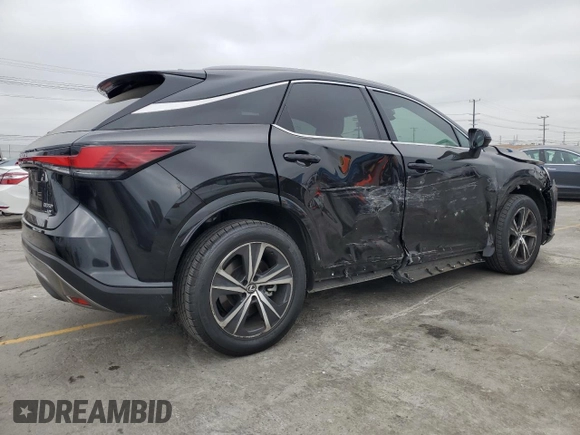 2023 Lexus RX 350h with VIN 2T2BBMCA9PC017082, listed as a Copart auction lot 56201845 with 3,605 mi miles and Salvage title. Bid and sale history available at DreamBid. Image 3.
