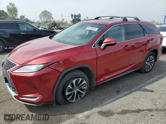 2020 Lexus RX 350L with VIN JTJHZKFA2L2024522, listed as a Copart auction lot 53118825 with 73,403 mi miles and Salvage title. Bid and sale history available at DreamBid. Image 1.