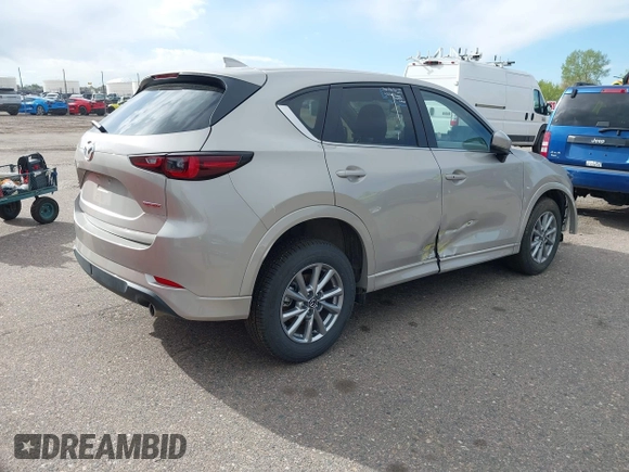 2025 Mazda CX-5 2.5 S Preferred Package with VIN JM3KFBCL1S0601601, listed as a IAAI auction lot 42135173 with 2,392 mi miles. Bid and sale history available at carsss.com. Image 4.