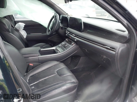 2023 Hyundai Palisade Calligraphy z VIN KM8R7DGE0PU640381, wystawiony jako IAAI lot #41601559 z przebiegiem 20 418 mil mil oraz . Historia ofert i sprzedaży dostępna na DreamBid. Obrazek 5.
