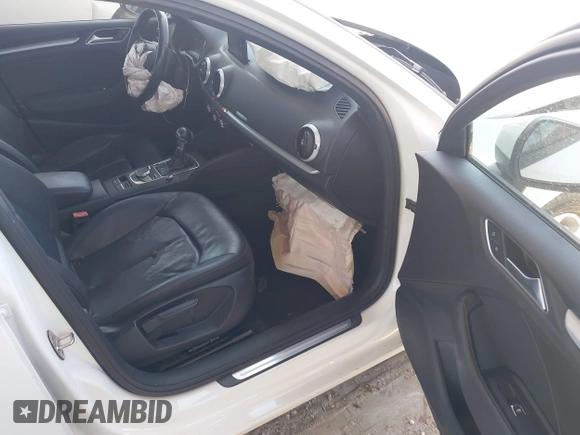 2017 Audi A3 Premium with VIN WAUAUGFFXH1042773, listed as a IAAI auction lot 42225176 with 59,143 mi miles and . Bid and sale history available at DreamBid. Image 5.