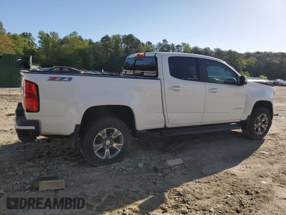 2018 Chevrolet Colorado 4WD Z71 with VIN 1GCGTDEN0J1181453, listed as a Copart auction lot 54841345 with 59,189 mi miles and Salvage title. Bid and sale history available at DreamBid. Image 3.