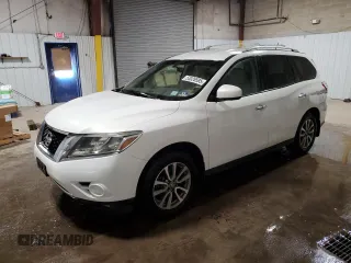 2013 Nissan Pathfinder SL with VIN 5N1AR2MM0DC616137, listed as a Copart auction lot 53028585 with 125,818 mi miles and Salvage Title. Bid and sale history available at carsss.com. Image 1.