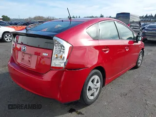 2011 Toyota Prius I with VIN JTDKN3DU3B5316961, listed as a IAAI auction lot 41667722 with 171,467 mi miles. Bid and sale history available at carsss.com. Image 4.