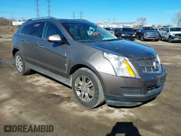 2012 Cadillac SRX Luxury Collection with VIN 3GYFNAE35CS549902, listed as a IAAI auction lot 41575145 with 201,054 mi miles and . Bid and sale history available at carsss.com. Image 1.