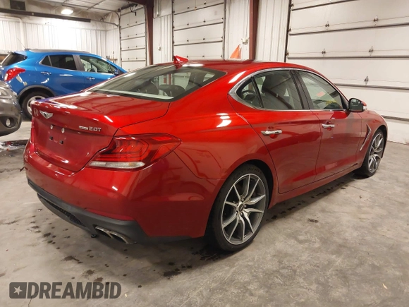 2020 Genesis G70 2.0T with VIN KMTG44LA3LU059816, listed as a IAAI auction lot 42293436 with 49,832 mi miles and . Bid and sale history available at DreamBid. Image 4.