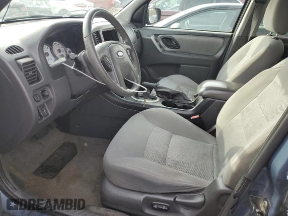 2006 Ford Escape XLT with VIN 1FMYU93166KA28586, listed as a Copart auction lot 43687055 with 185,066 mi miles and Salvage Title. Bid and sale history available at carsss.com. Image 7.