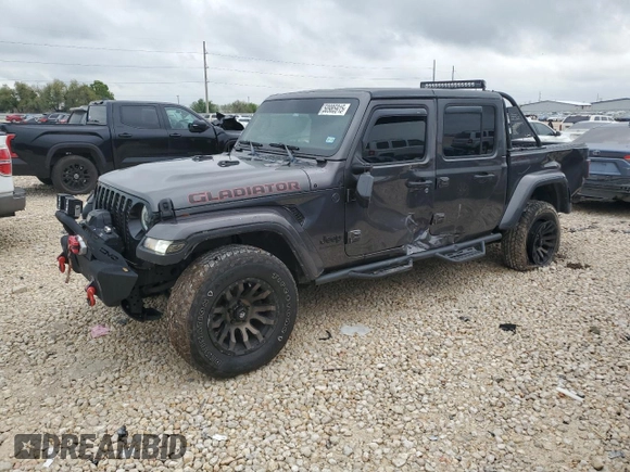 2022 Jeep Gladiator Texas Trail with VIN 1C6HJTAGXNL126523, listed as a Copart auction lot 50985915 with 38,478 mi miles and Salvage Title. Bid and sale history available at DreamBid. Image 1.
