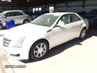 2008 Cadillac CTS RWD with VIN 1G6DF577680160799, listed as a Copart auction lot 66407455 with 184,856 mi miles and Clean title. Bid and sale history available at DreamBid. Image 1.