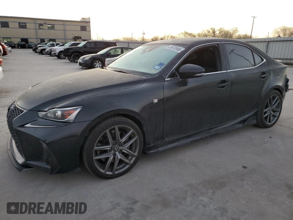 2020 Lexus IS with VIN JTHGZ1B25L5036118, listed as a Copart auction lot 49970995 with 78,321 mi miles and Salvage Title. Bid and sale history available at carsss.com. Image 1.